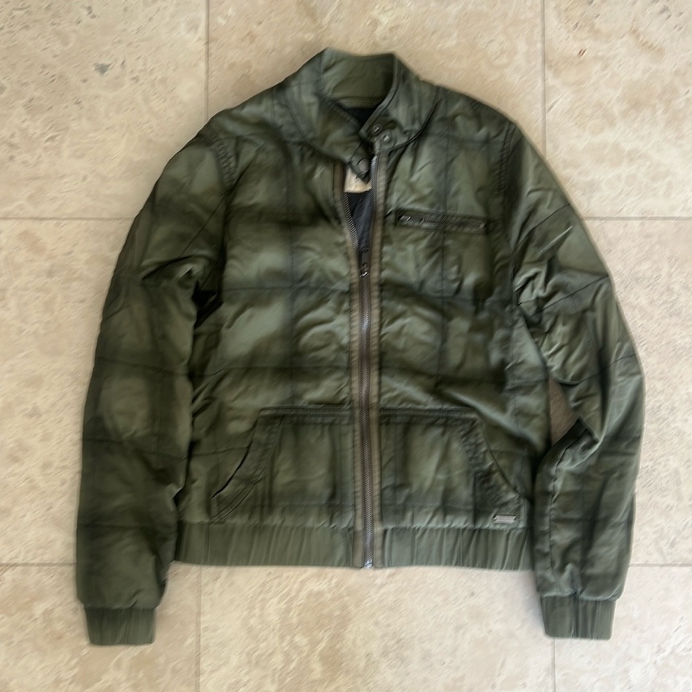 Hollister Green Quilted Jacket